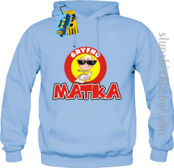 Gryfno matka bluza damska z nadrukiem - sky blue