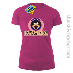Gryfno kamrateczka koszulka damska z nadrukiem - pink 