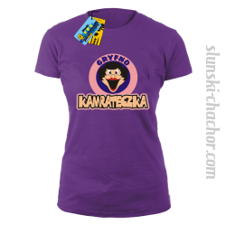Gryfno kamrateczka koszulka damska z nadrukiem - purple