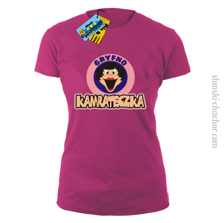 Gryfno kamrateczka - koszulka damska z nadrukiem Nr SLCH00030DK