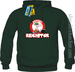Gryfny rechtor bluza męska z nadrukiem - green