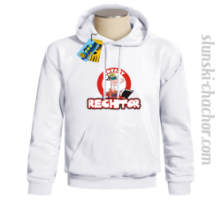 Gryfny rechtor bluza męska z nadrukiem - white