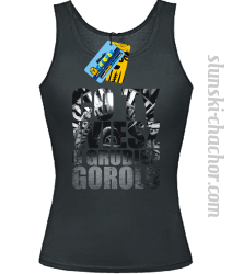 Co Ty wiesz o grubie?gorolu top damski z nadrukie-black