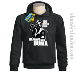 Ino górniczy stan napawo mnie dumą bluza męska z nadrukiem - black