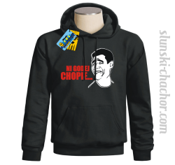 Ni godej chopie... bluza męska z nadrukiem - black