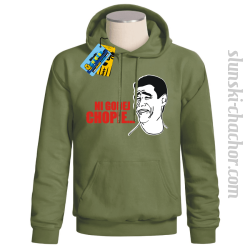 Ni godej chopie... bluza męska z nadrukiem - khaki