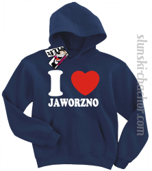 I love Jaworzno bluza dziecięca z nadrukiem - navy blue