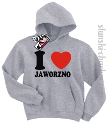 I love Jaworzno bluza dziecięca z nadrukiem - ash