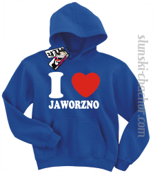 I love Jaworzno bluza dziecięca z nadrukiem - blue
