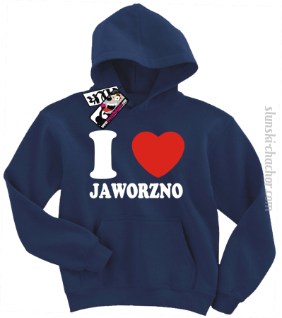 I love Jaworzno - bluza dziecięca z nadrukiem Nr SLCH00054DZB