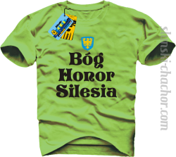 Bog Honor Silesia - koszulka męska z nadrukiem - kiwi