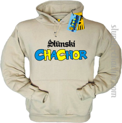 Ślunski chachor bluza męska z nadrukiem - beige