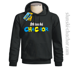 Ślunski chachor bluza męska z nadrukiem - black