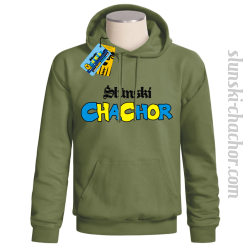 Ślunski chachor bluza męska z nadrukiem - khaki