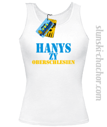 Hanys zy Oberschlesien top damski - biały