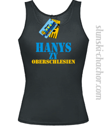 Hanys zy Oberschlesien top damski - czarny