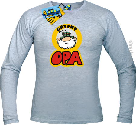 Gryfny opa - longsleeve z nadrukiem Nr SLCH00025ML