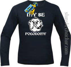 My se pogodomy longsleeve męska z nadrukiem - black