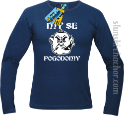 My se pogodomy longsleeve męska z nadrukiem - navy blue