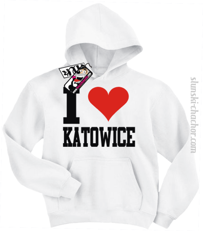 I love Katowice - bluza dziecięca z nadrukiem Nr SLCH00053DZB