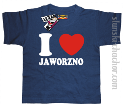 I love Jaworzno koszulka dziecięca z nadrukiem - navy blue
