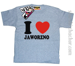 I love Jaworzno koszulka dziecięca z nadrukiem - ash