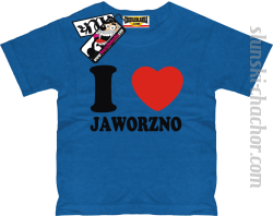 I love Jaworzno koszulka dziecięca z nadrukiem - blue