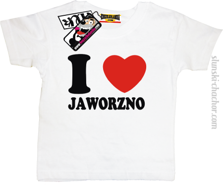 I love Jaworzno - koszulka dziecięca z nadrukiem Nr SLCH00054DZK