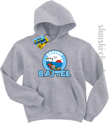 Gryfny bajtel bluza dziecięca z nadrukiem - ash