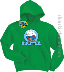 Gryfny bajtel bluza dziecięca z nadrukiem - light green