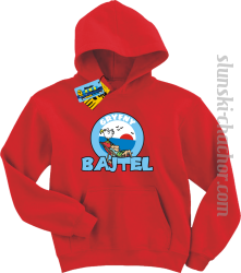 Gryfny bajtel bluza dziecięca z nadrukiem - red