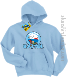 Gryfny bajtel bluza dziecięca z nadrukiem - sky blue