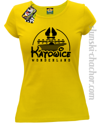 Katowice Wonderland - Koszulka damska żółta