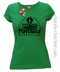 Katowice Wonderland - Koszulka damska zielona