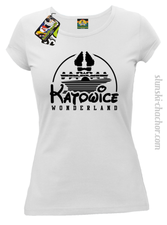 Katowice Wonderland - Koszulka damska biala