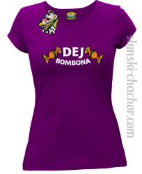 DEJ BOMBONA - Koszulka damska fiolet 