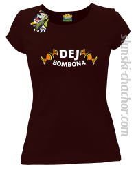 DEJ BOMBONA - Koszulka damska brąz 