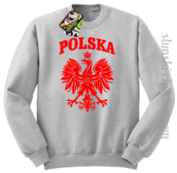 Polska - Bluza męska STANDARD melanż