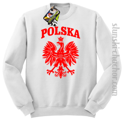 Polska - Bluza męska STANDARD biała