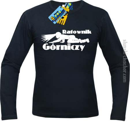 Ratownik górniczy - longsleeve z nadrukiem Nr SLCH00010ML