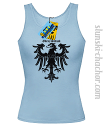 Górny ślunsk topy damskie z nadrukiem-sky blue