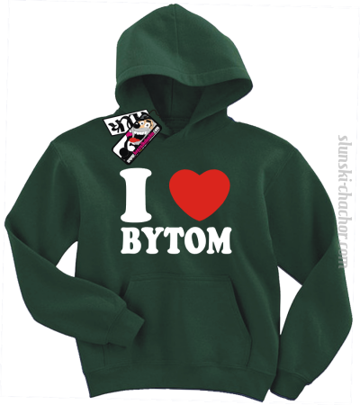 I love Bytom - bluza dziecięca z nadrukiem 