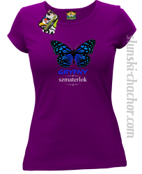 Gryfny Szmaterlok - koszulka damska fioletowa