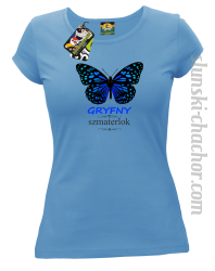 Gryfny Szmaterlok - koszulka damska błękitna