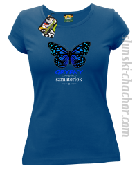 Gryfny Szmaterlok - koszulka damska niebieska