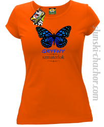 Gryfny Szmaterlok - koszulka damska pomarańczowa