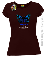 Gryfny Szmaterlok - koszulka damska brązowa
