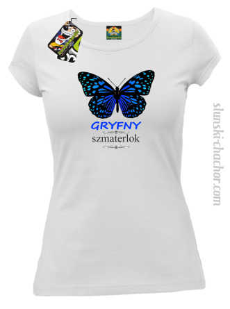 Gryfny Szmaterlok - koszulka damska biała