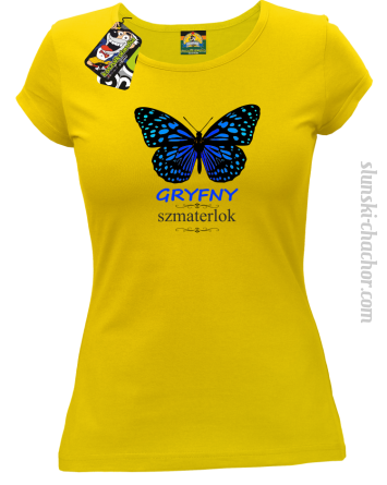 Gryfny Szmaterlok - koszulka damska żółta