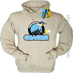 Pieroński chachor bluza męska z nadrukiem - beige